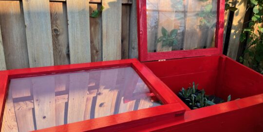 Cold frames are one way to protect the garden at the end of summer.