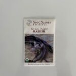 Seed packet for Rat Tail Radish