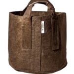 This shows one of the items mentioned in the article, a 30 gallon grow bag for mobile gardening